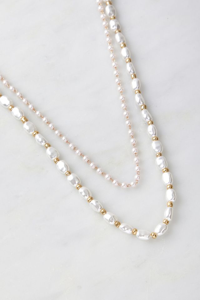 Collier de perles à double couche #2