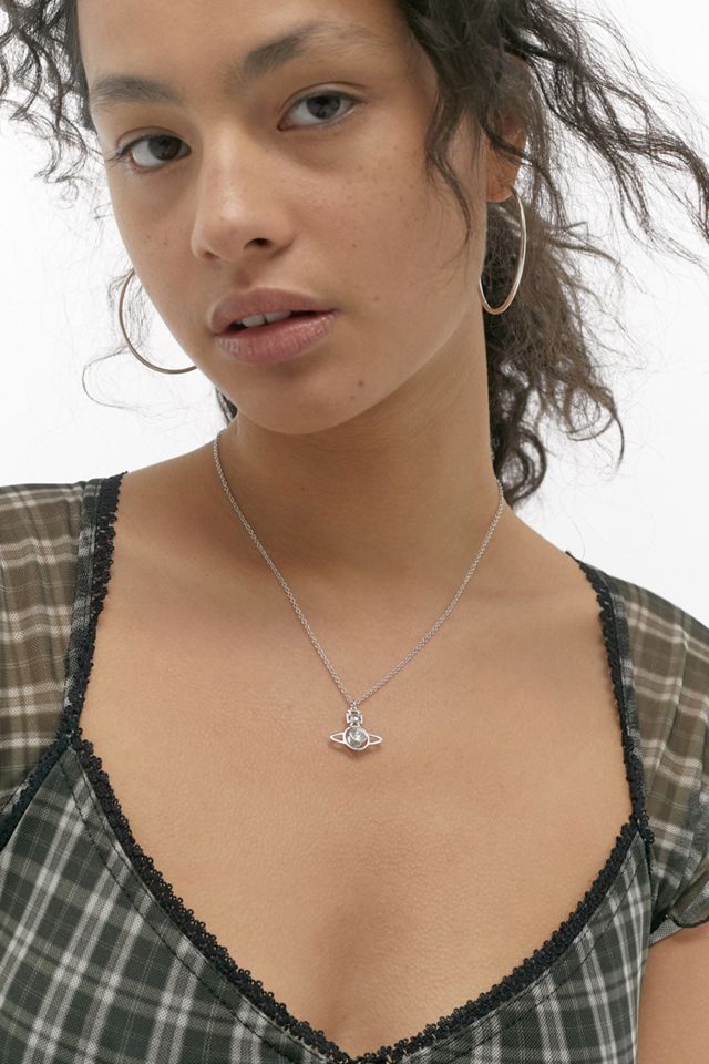 Vivienne Westwood - Collier argenté Nora avec pendentif #1