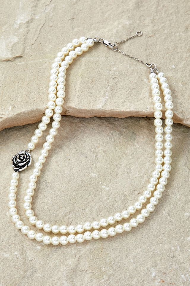Collar Silence + Noise Pearl de doble capa  #2