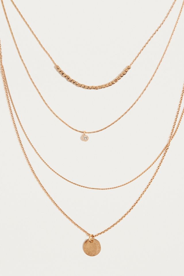 Link Chain and Charm Layering Necklace 2-Pack #1