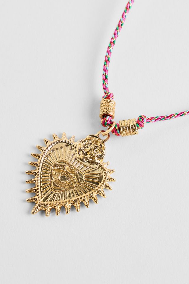 Collana con Ciondolo a Cuore in Corda Silence + Noise #1