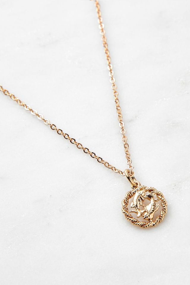 Zodiac sign necklace deals urban outfitters