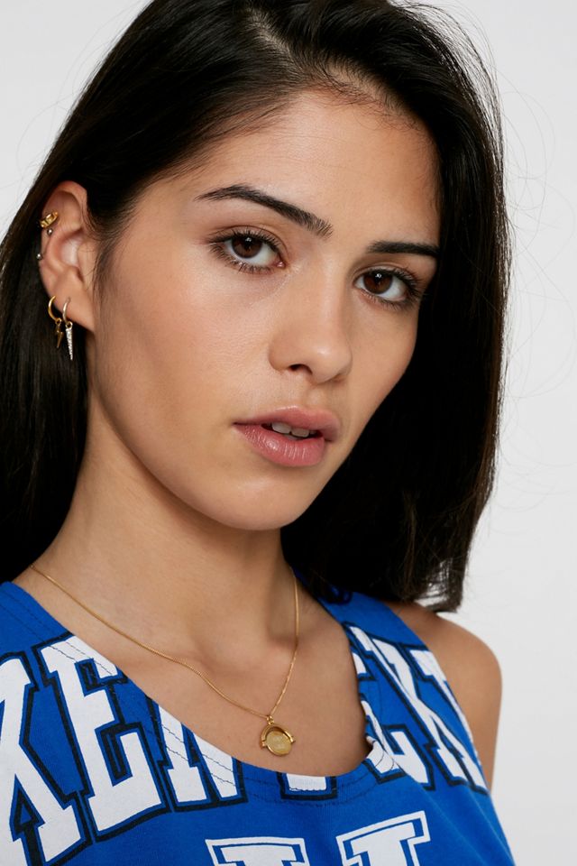 Rachel Jackson Londres Mini collier pendentif pivotant en or Good Girl Bad Girl #1
