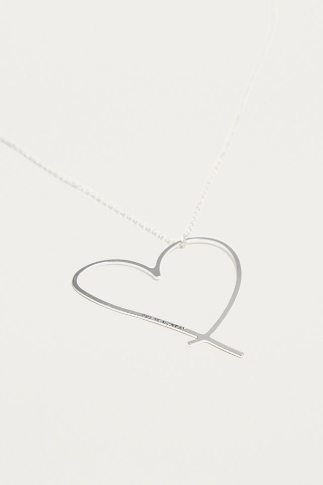 Cheap Monday Heart Pendant Necklace #1