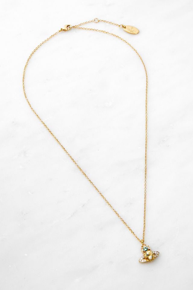 Vivienne Westwood Collar colgante Ismene de tono dorado #1