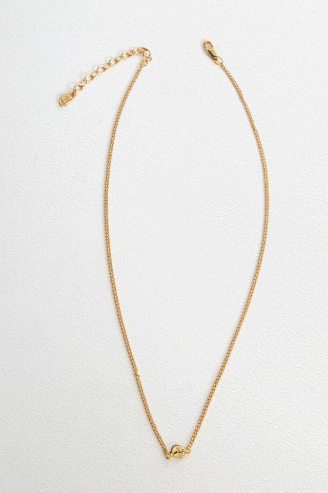 Cheap Monday Mini Skull Necklace #1