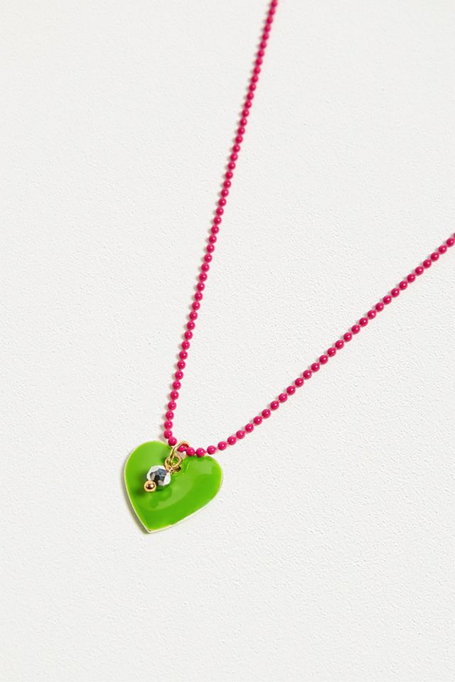 Laviandbelle Double Heart Ball Chain Necklace #2