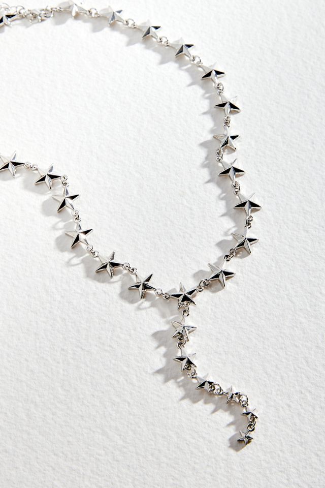 Silence + Noise Multi Star Lariat Necklace #2