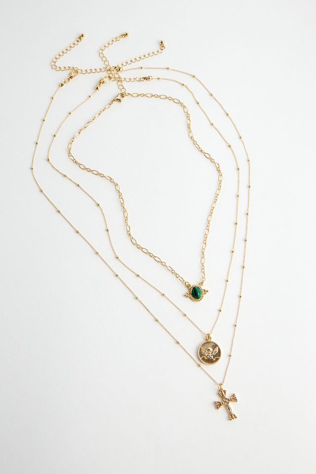 Collier UO à 3 pièces à pièces de monnaie estampées #2