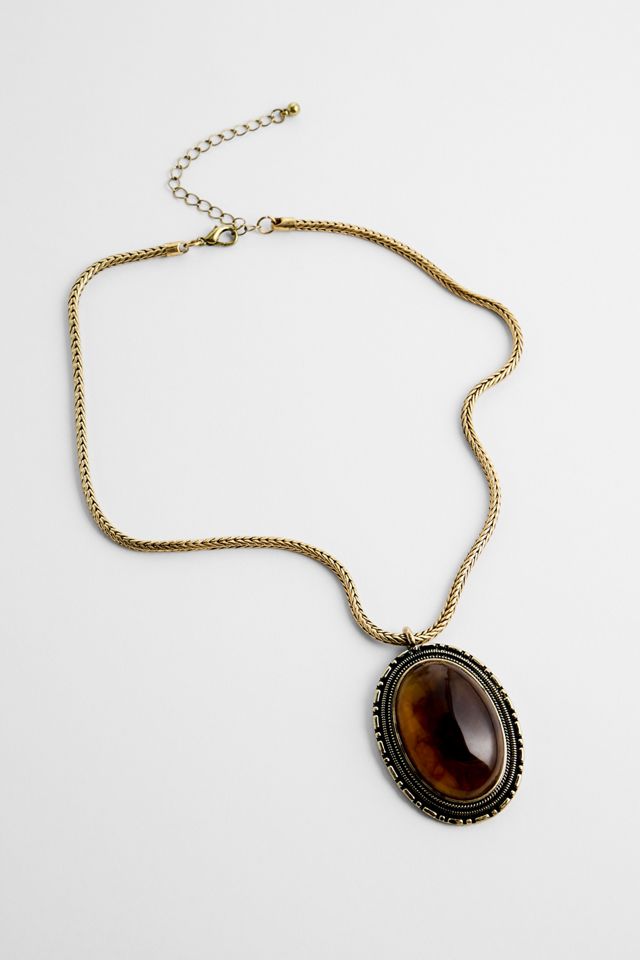 Collier à cordon Silence + Noise XL avec pierres précieuses épaisses #1