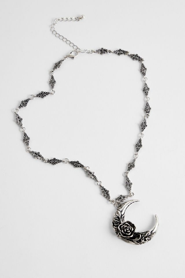 Silence + Noise XL Chunky Moon Pendant Necklace #1