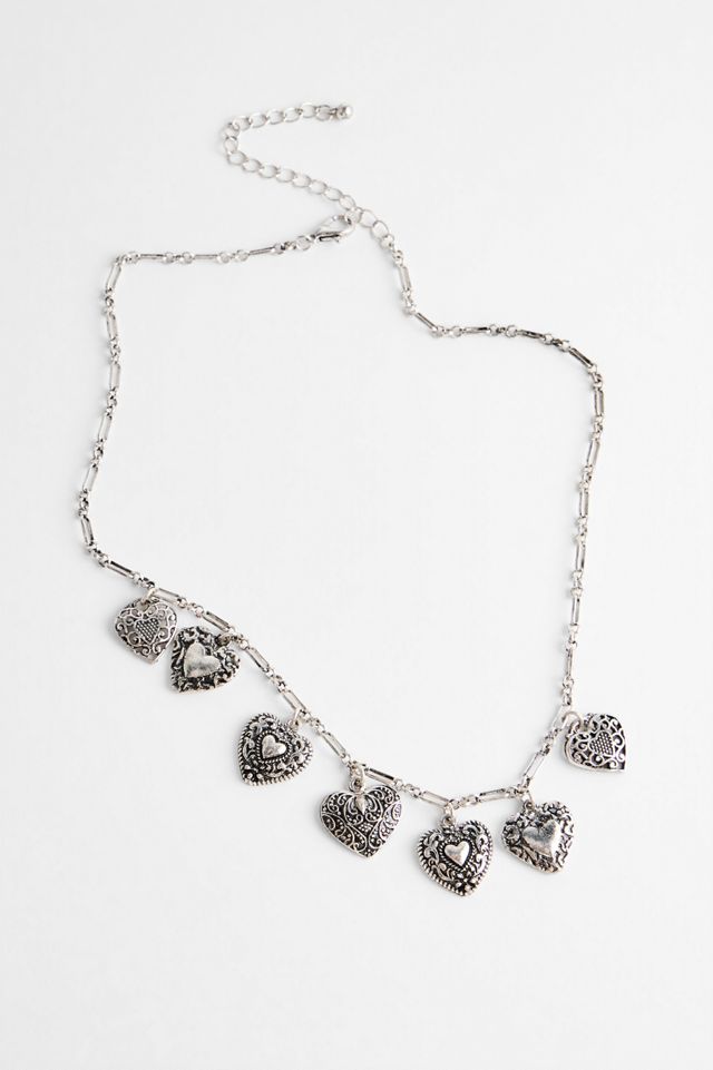 Collana con Ciondolo a Cuore Antico Silence + Noise #1