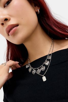 Collar con Dije de Corazón Antiguo Silence + Noise