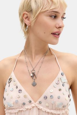 Collana con Ciondolo a Forma di Pesce Silence + Noise