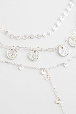 Collana a Triplo Strato Circolare Silence + Noise