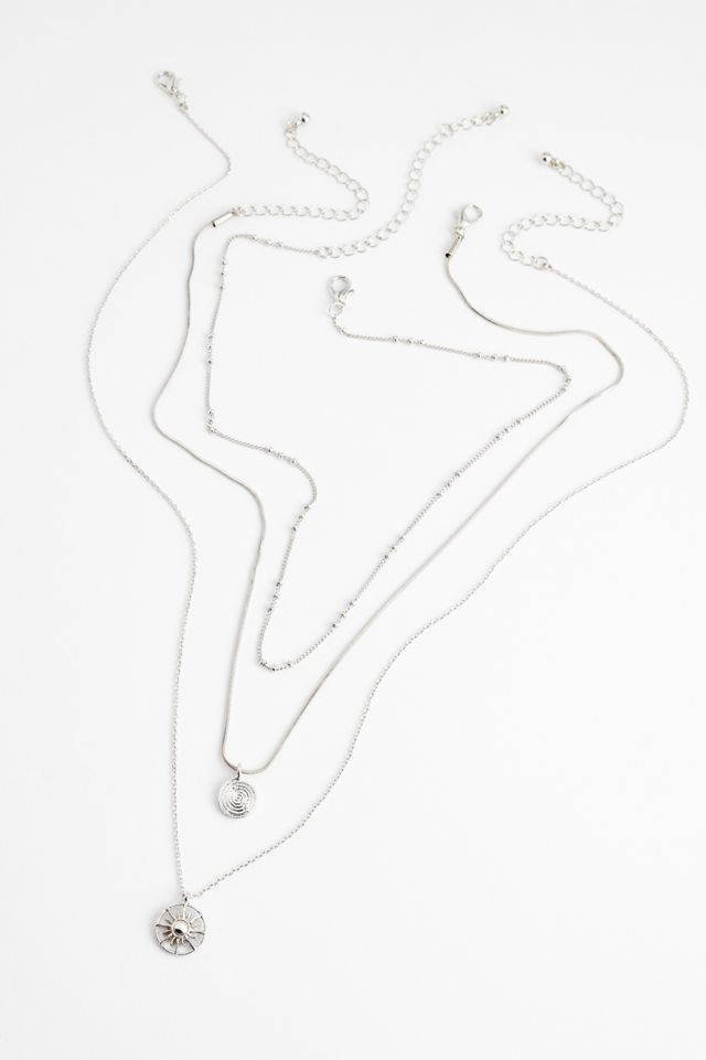 Confezione da 3 Collane con Ciondolo UO Sun Circle #2