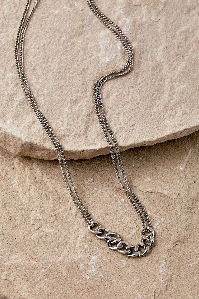 Mixed Chain Necklace Urban Outfitters UK