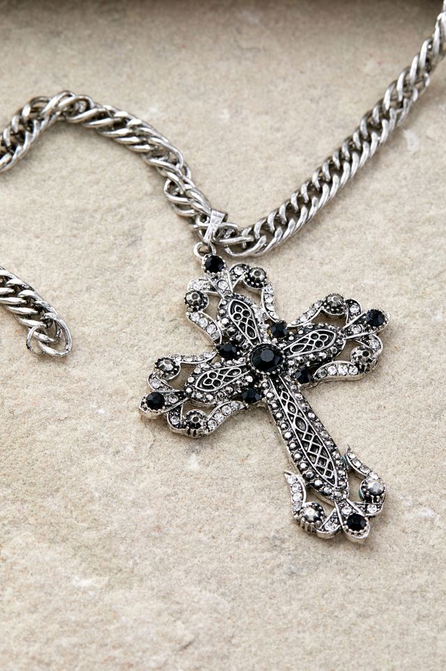 Silence + Noise Cross Pendant Necklace #1
