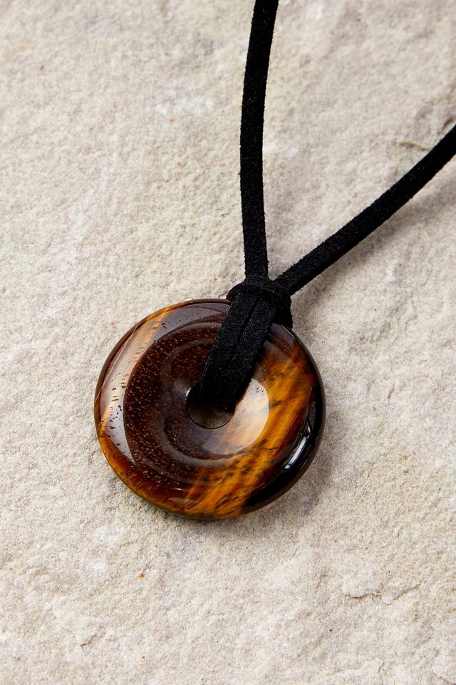 Silence + Noise Stone Disc Double-Wrap Choker 