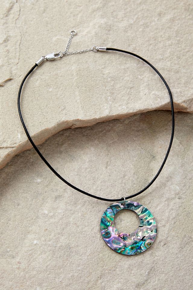 Collar de Concha Circular Silence + Noise #2