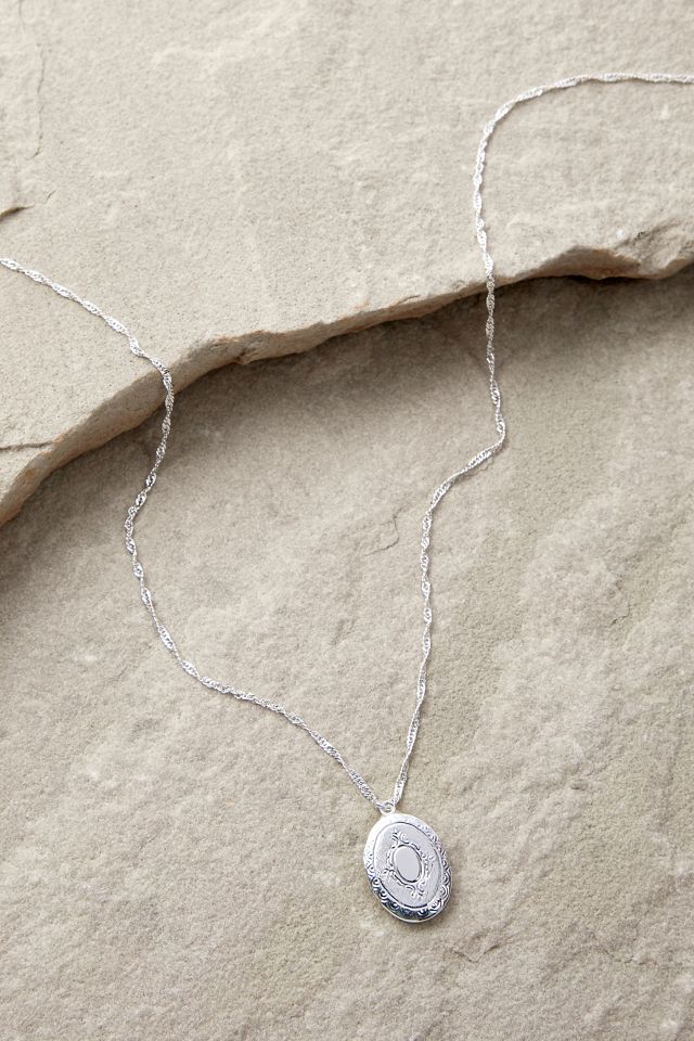 Silence + Noise Oval Entry Locket  #2