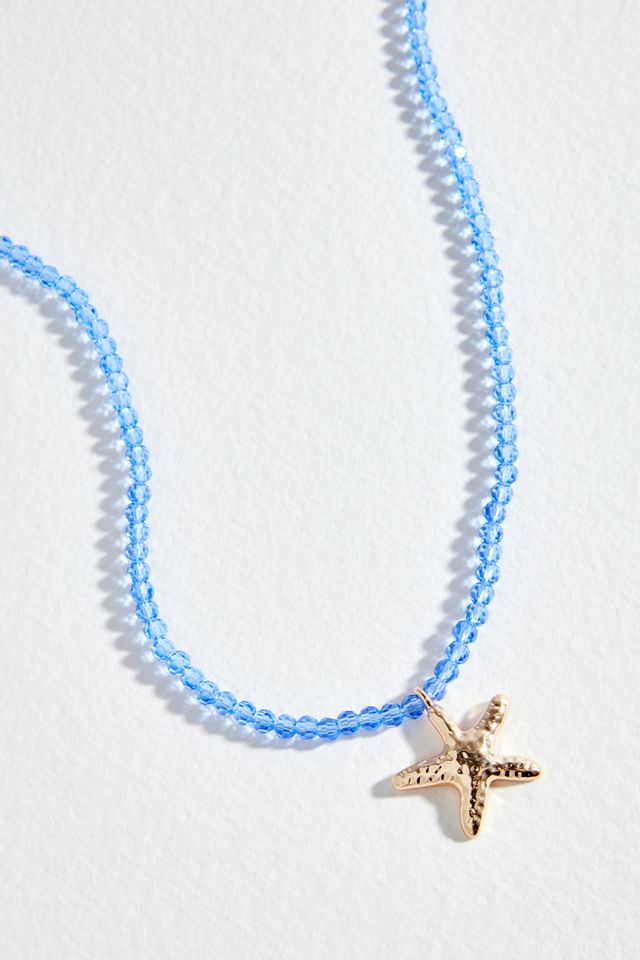 Silence + Noise Beaded Starfish Necklace  #2