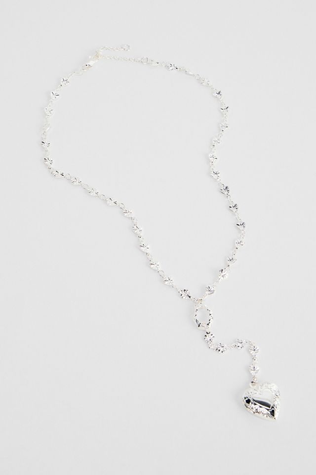 UO Delicate Heart Lariat Necklace #2