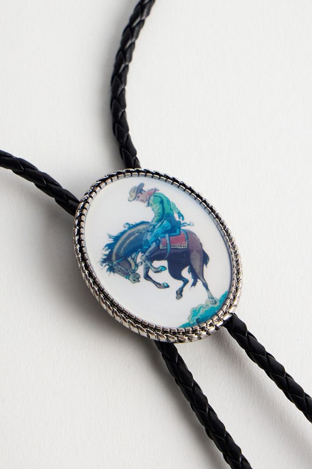 Collier cravate bolo western UO #1