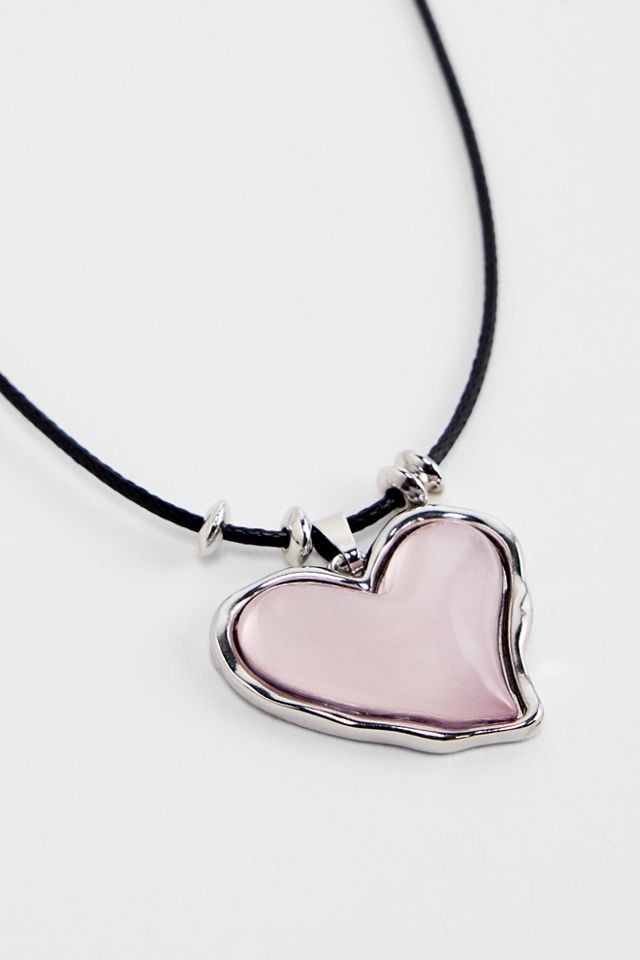 Collar de Cordón Corazón Fundido Silence + Noise #1