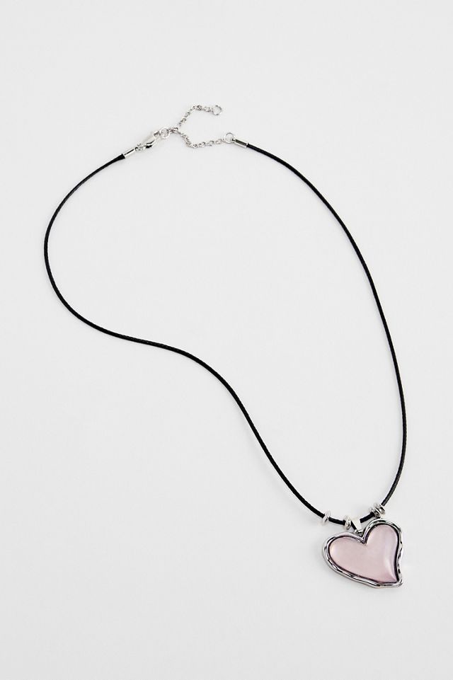 Collar de Cordón Corazón Fundido Silence + Noise #2