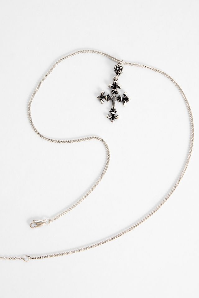 Collar con Cadena de Cruz Ornamentada Silence + Noise #2