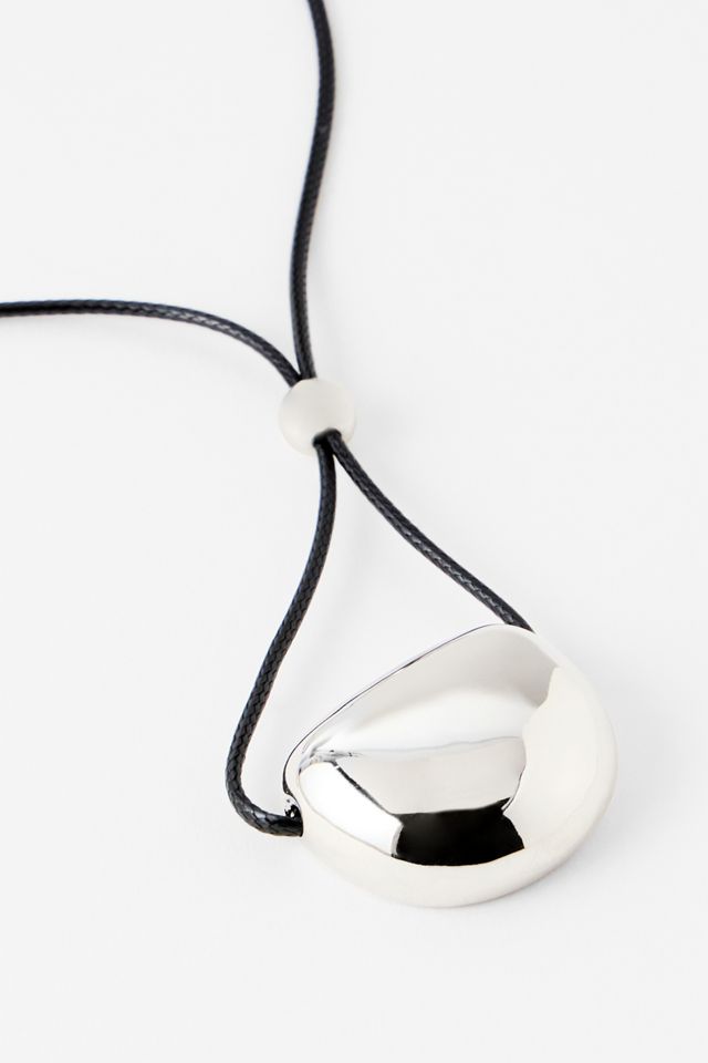 Silence + Noise Skinny Molten Cord Necklace #1