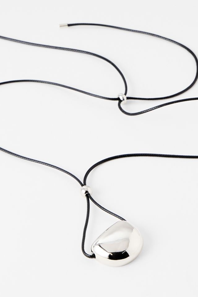 Silence + Noise Skinny Molten Cord Necklace #2