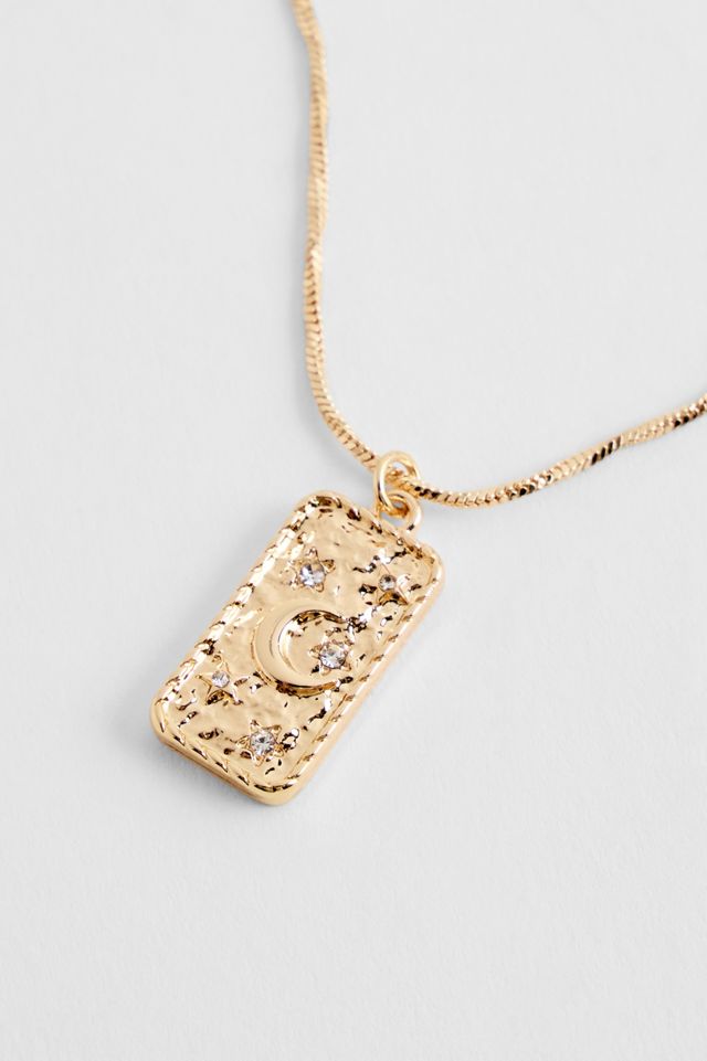 Silence + Noise Celestial Tablet Pendant Necklace #1