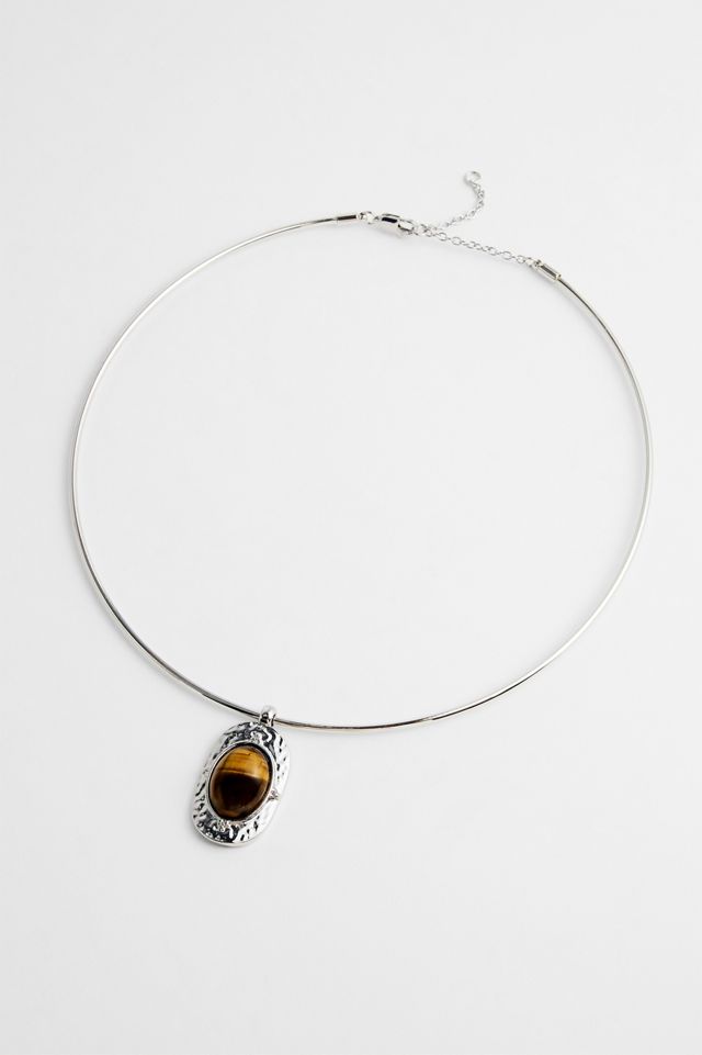 UO Amber Torque Choker Necklace #2