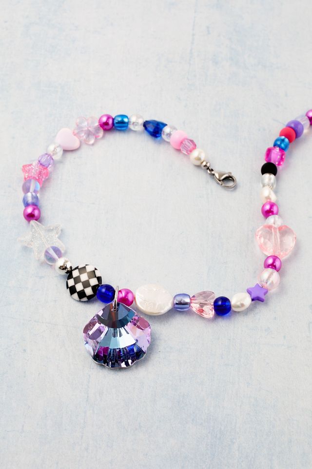BLACKCURRANT POP Ariel Collar de cuentas #2