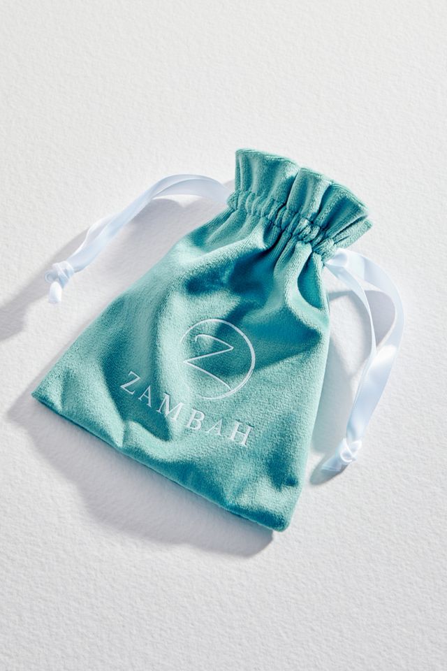 Zambah Blue Water Drop Pendant Necklace #3