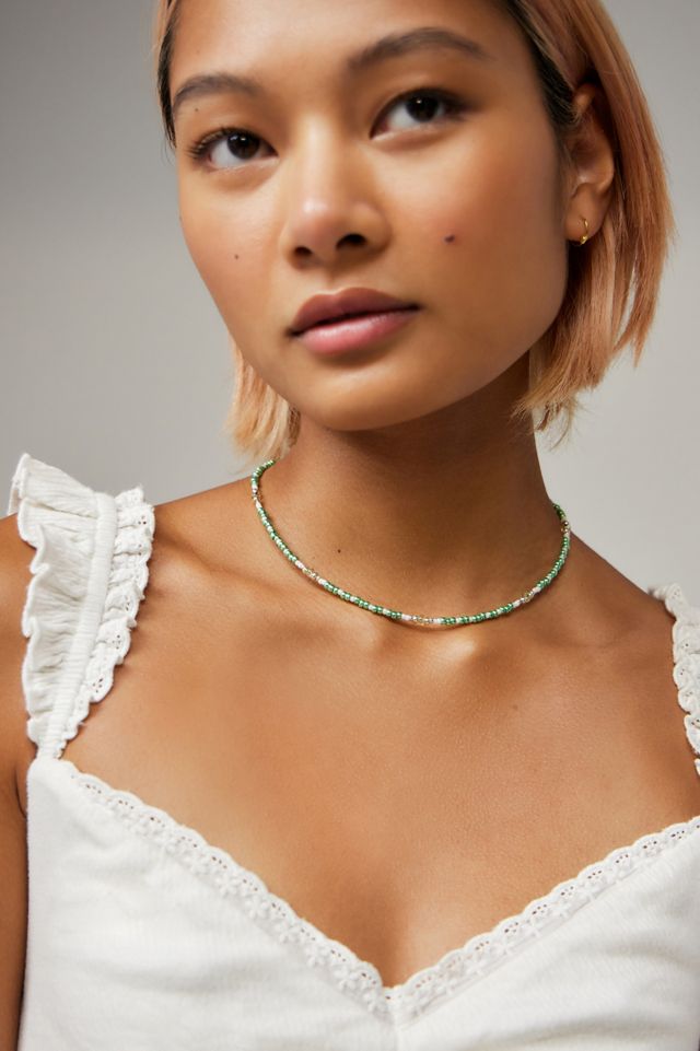 Rhimani Beaded Choker Necklace