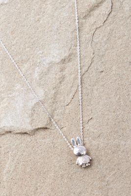Miffy Sterling Silver Flower Pendant Necklace