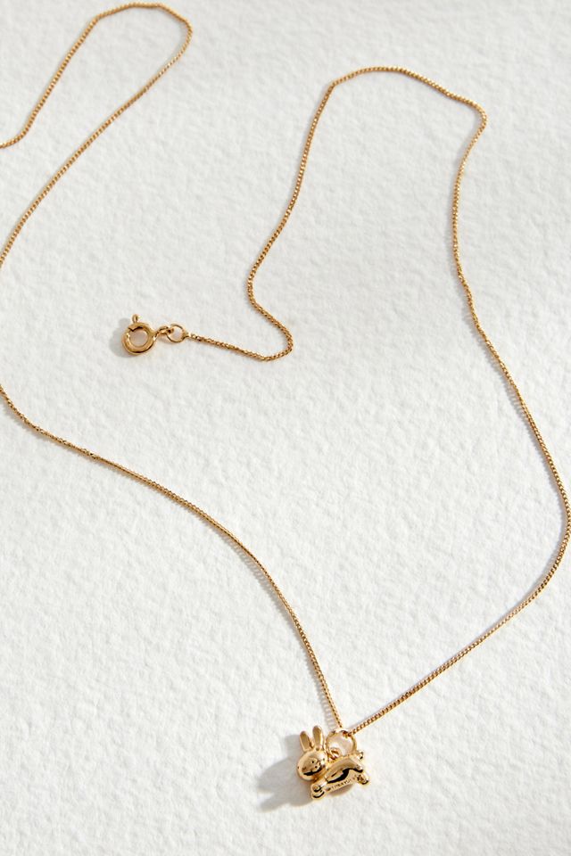 Miffy Leaping 18ct Gold Plated Pendant Necklace #2