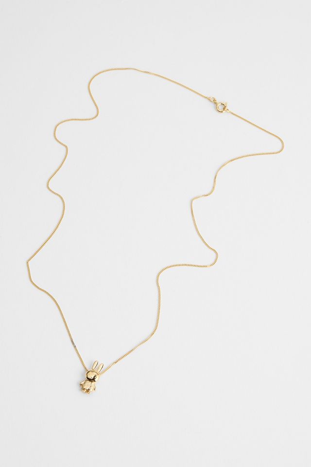 Miffy Flower 18ct Gold Plated Pendant Necklace #1