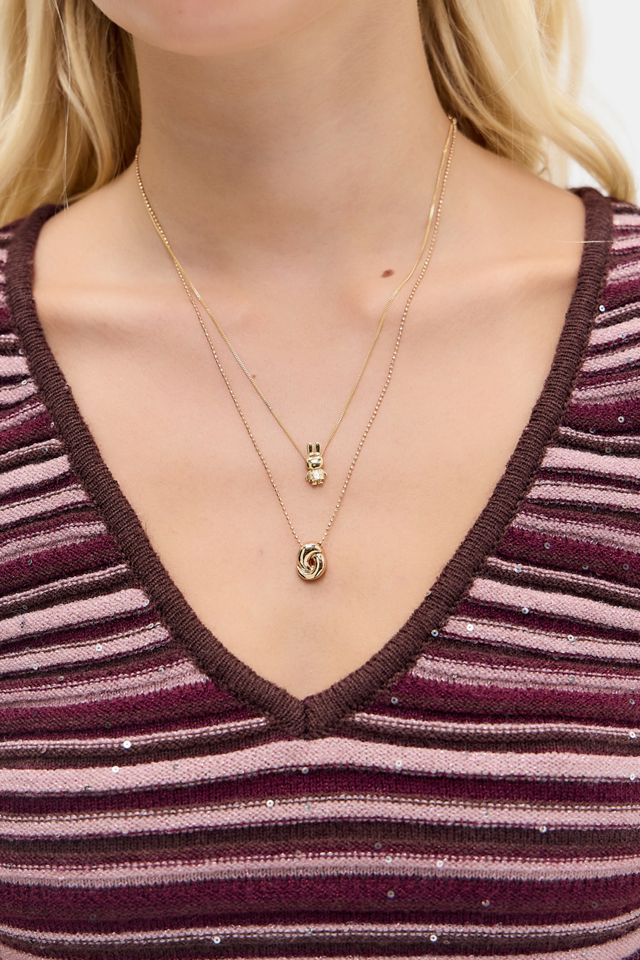 Miffy Flower 18ct Gold Plated Pendant Necklace #3