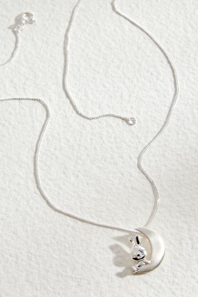 Miffy & The Moon Sterling Silver Pendant Necklace #1