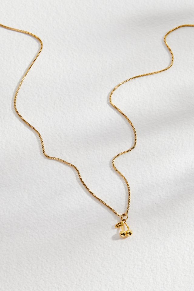Lucky Eleven Cherry Bomb Necklace Urban Outfitters UK