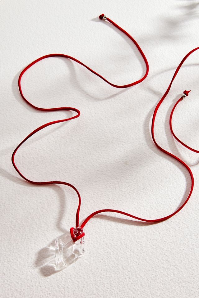 Suplais Glass Infinite Cord Necklace #2