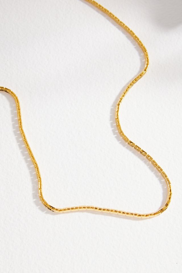 Collier Vintage à Mailles Inclinées 17" #2
