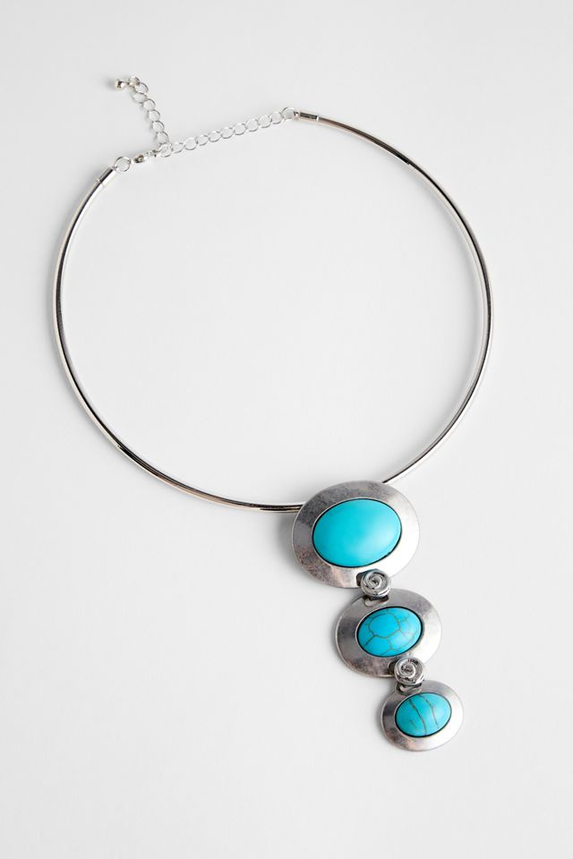 Silence + Noise Turquoise Neck Cuff #2