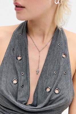 Bohomoon UO Exclusive Collar de Cordón Cruzado Lillie