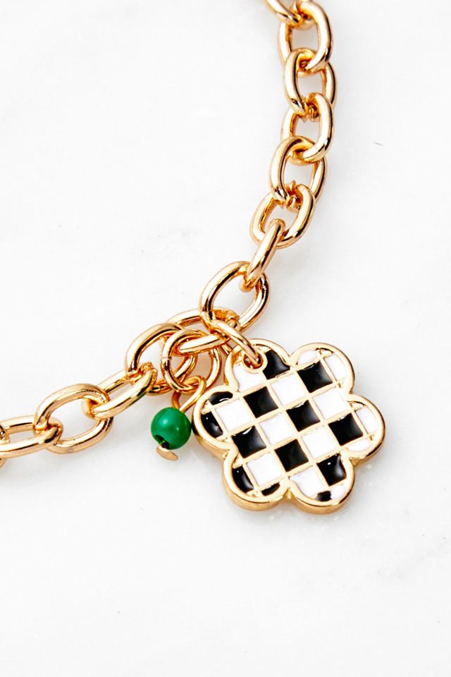 BRACCIALE CON MOTIVO A QUADRI #1