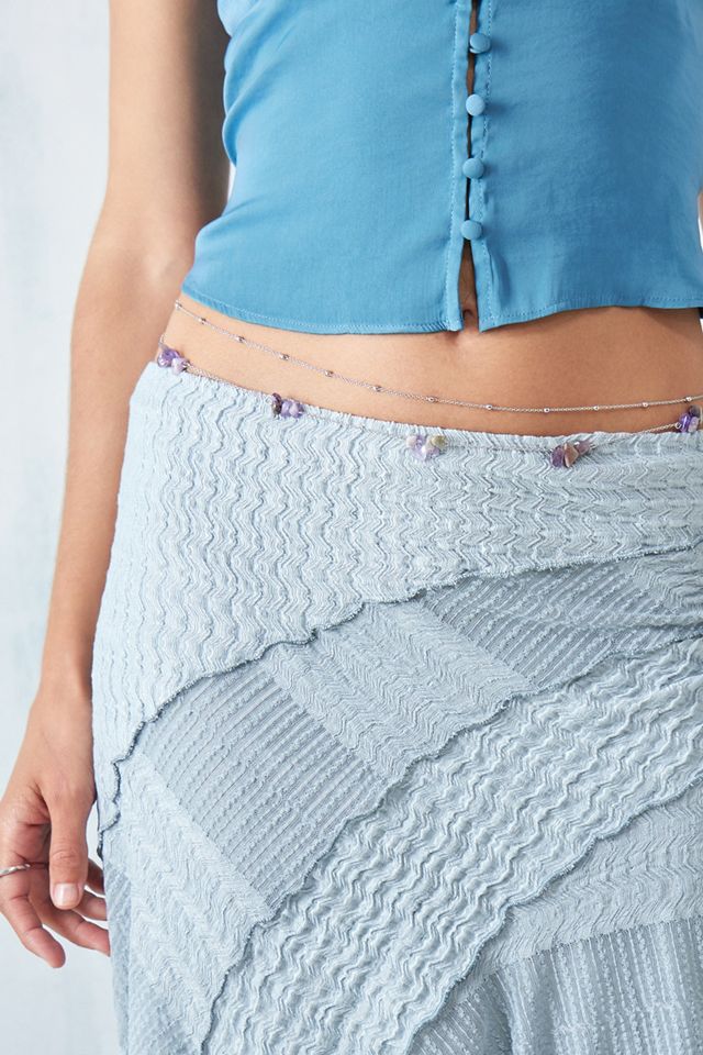 Silence + Noise Shell Belly Chain Urban Outfitters UK